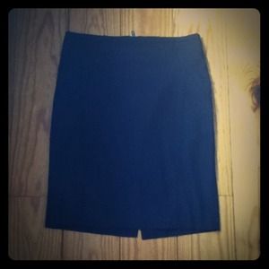 Navy stretch skirt