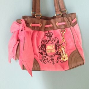 *Reserved* Juicy Couture Pink Velour Purse