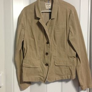 Size XXL Tan Courduroy Blazer. Worn only twice.