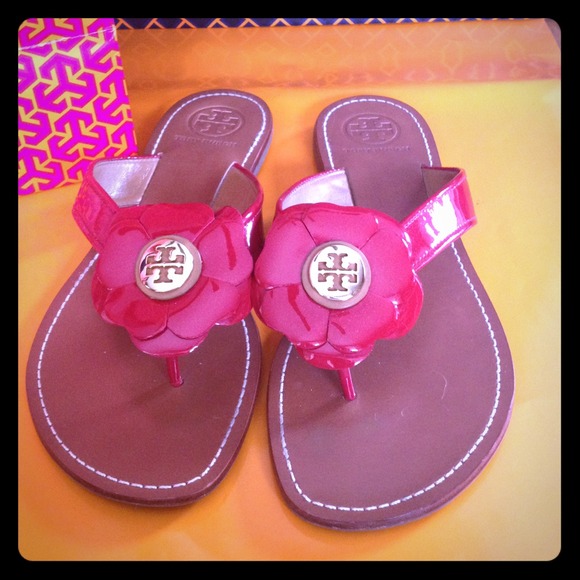 *SOLD ON EBAY* Tory Burch Red Breely sandals