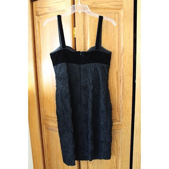 Black Rosette Dress & Jacket - Picture 3 of 4