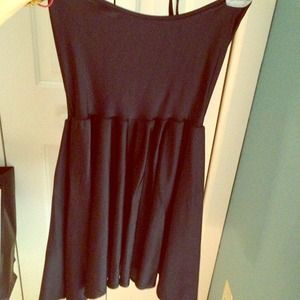 Brand new black halter top dress