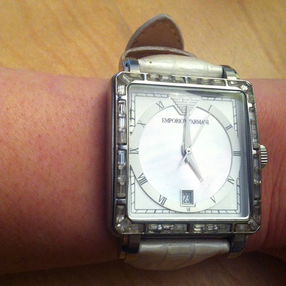 Emporio Armani crystal watch