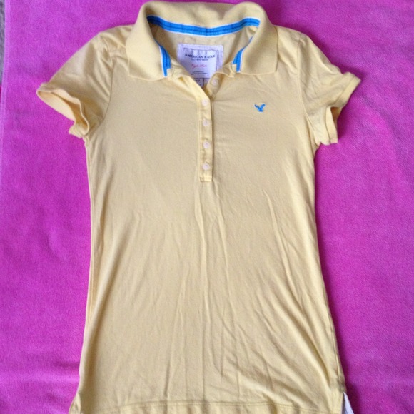 BUNDLED🌺American Eagle yellow polo🌺