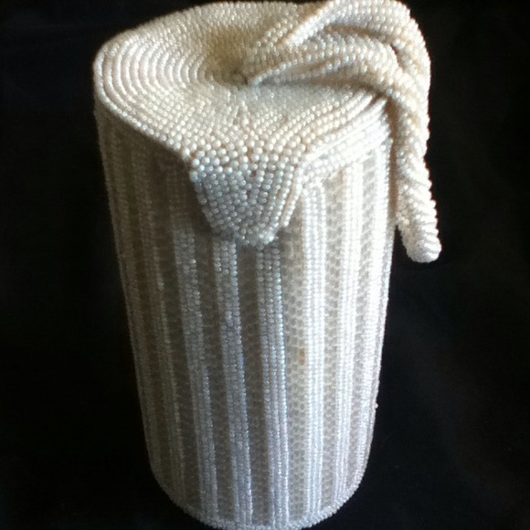 👯2x HOST PIC👯Vintage Cylinder Beaded Purse '40's