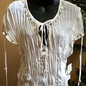 Brand new white blouse  have more sizes