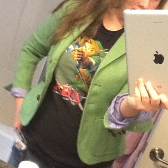 J crew green jacket 👍❤ (reserved) - Picture 4 of 4