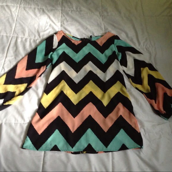 Bell chevron dress