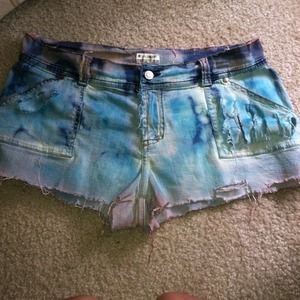 High waisted shorts