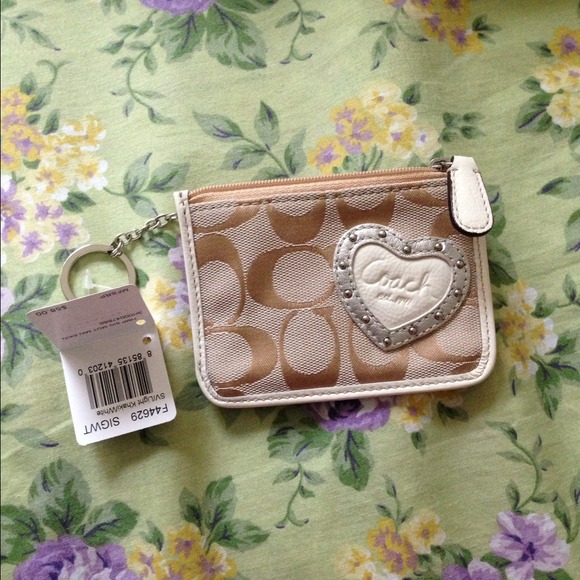 Coach key chain for coins