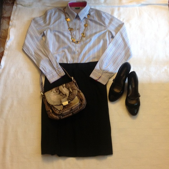 Benetton Ladies Dress Shirt