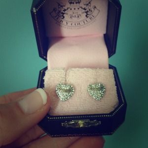 Juicy Couture Heart Earrings