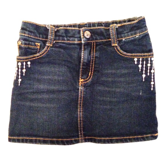 Gymboree denim mini skirt