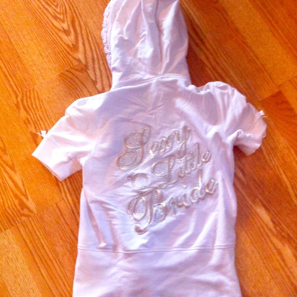 HOLD*****Sexy little bride sweatshirt....sz small
