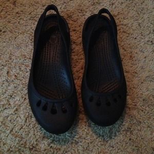 Croc ballet slip on