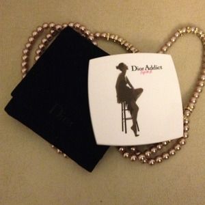 Bundled! Dior Addict Mirror with Velvet Pouch