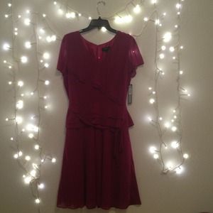 Tahari Berry Dress- NEW