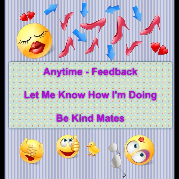 Any Time Feedback.....