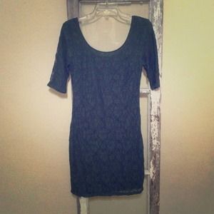 Banana Republic green lace dress