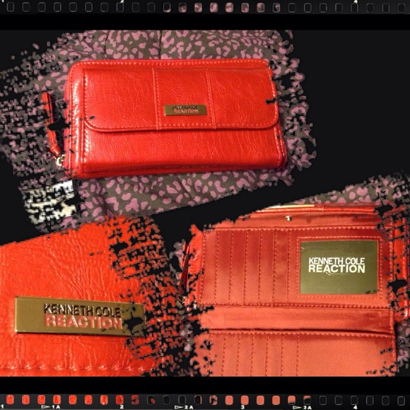 Kenneth Cole red wallet new with tags