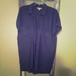 Urban Outfitters dark gray slouchy tunic