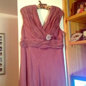 Beautiful Mauve bridesmaid dress