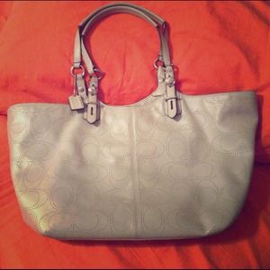 Authentic leather COACH bag