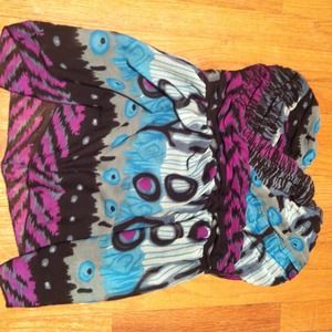 Whimsical pattern tube top For this summer