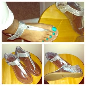 Silver Sandals