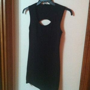 forever 21 little black cotton dress.