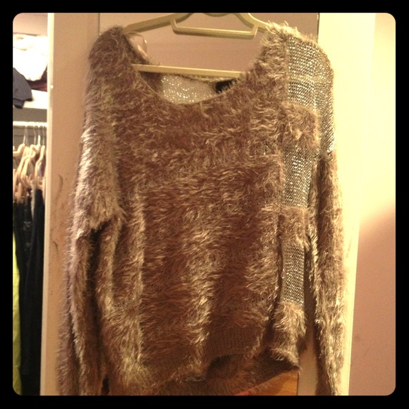 ⭐Dazzling mesh/ fur sweater brand new - Picture 1 of 3