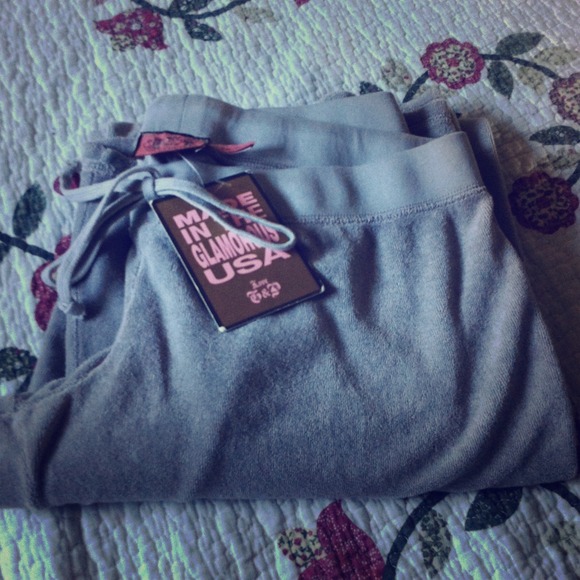Grey Juicy Couture Terry cloth Pants