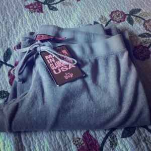 Grey Juicy Couture Terry cloth Pants