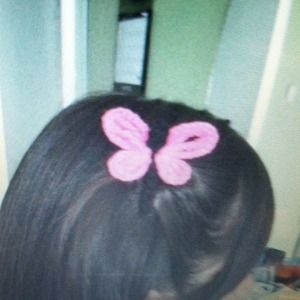 Dragonfly crochet hair piece. 2 come in 1 order:)