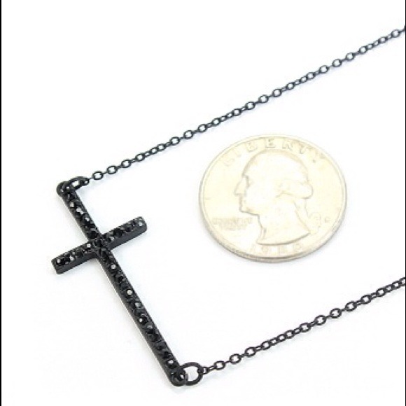 Black Cross Necklace