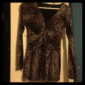 Cheetah top!!