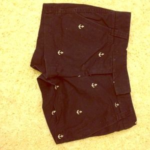 Navy jcrew size 4 anchor shorts