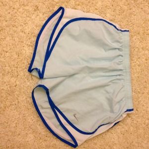 Light blue Nike gym shorts