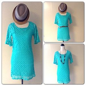 Foreign Exchange Crocheted Dress