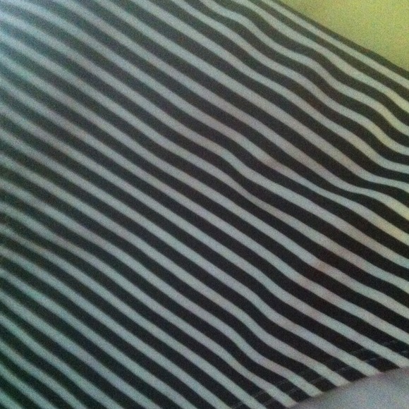 Brown and White Striped Bikini Bottom - Picture 2 of 2