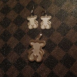 💛Tous Earring & Pendant Set💛