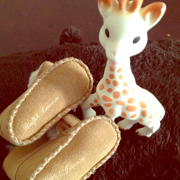 Ralph lauren baby suede and white shoes - TRADED