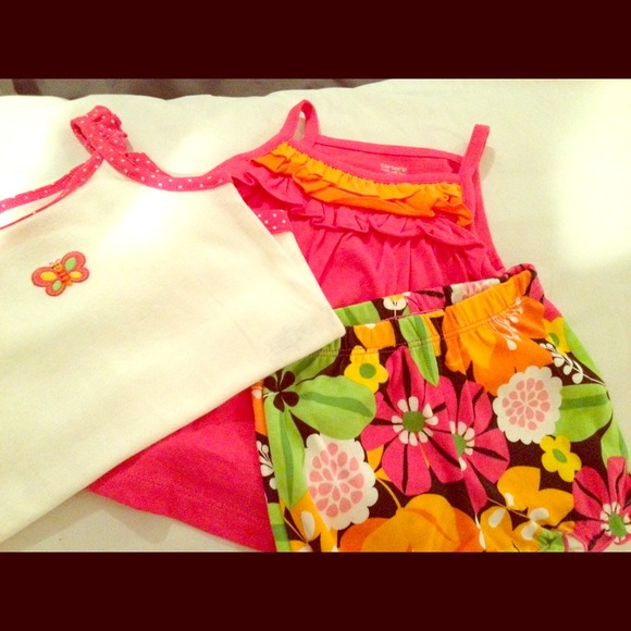 ☀ Carter's 9M 3-Pc Summertime Girly Set ☀