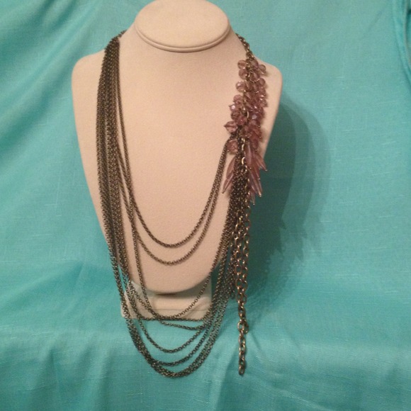 Lia Sophia Blushing statement necklace: price cut