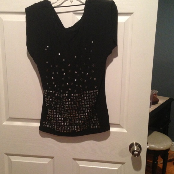 🚫SOLD🚫Black dressy blouse