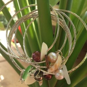 14g Argentium SS Beach Bangle