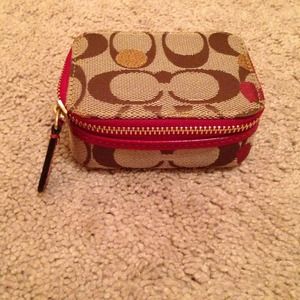 Coach Pill Box w/ Three Bottles