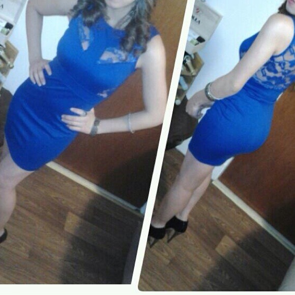 Blue dress