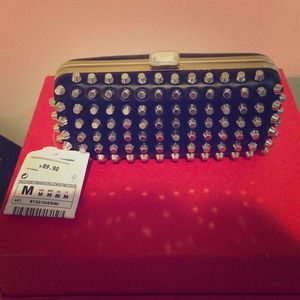 🚫🚫🚫 reserved! Brand new Zara studded clutch