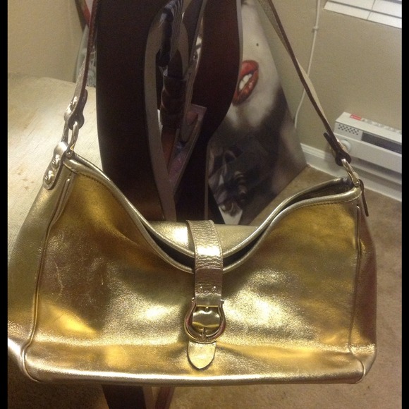 Kate Spade Gold Handbag